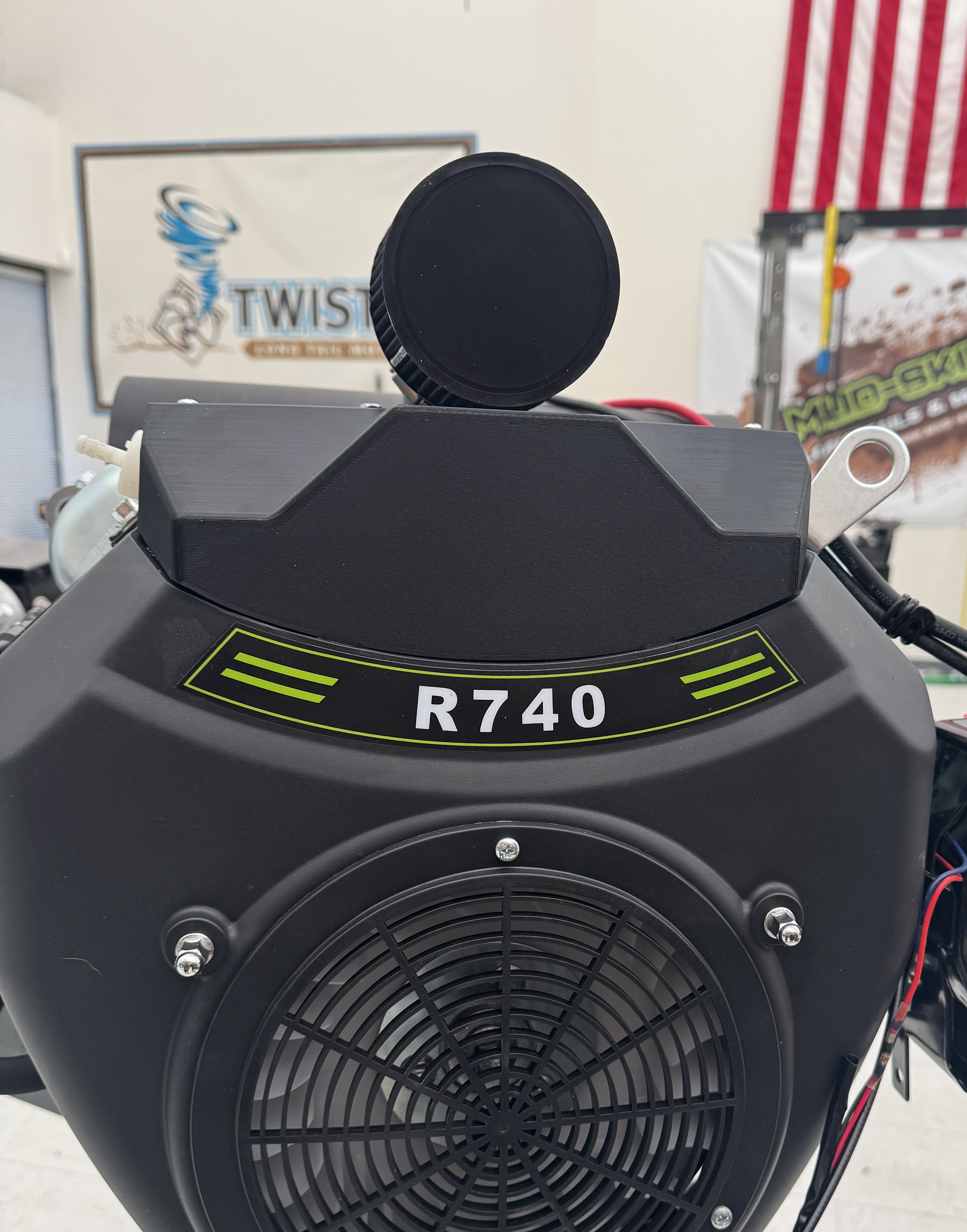 Performance air filter and shroud - 670/740cc - 22hp/25hp