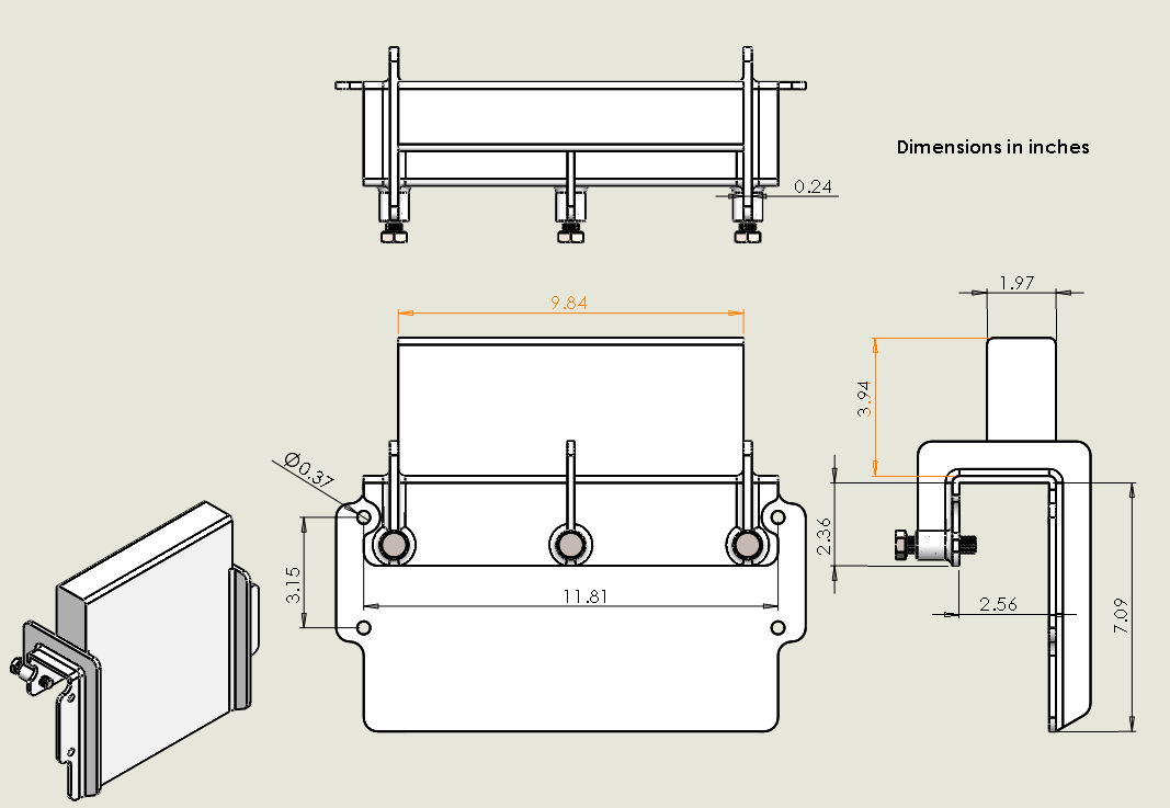 TRANSOM EXTENSION - 4"