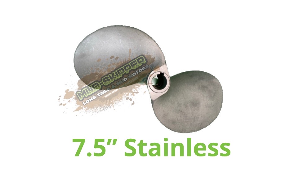 7.5" PROPELLER - STAINLESS - TAPERED & KEYED