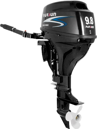9.8HP MANUAL START & LONG SHAFT OUTBOARD