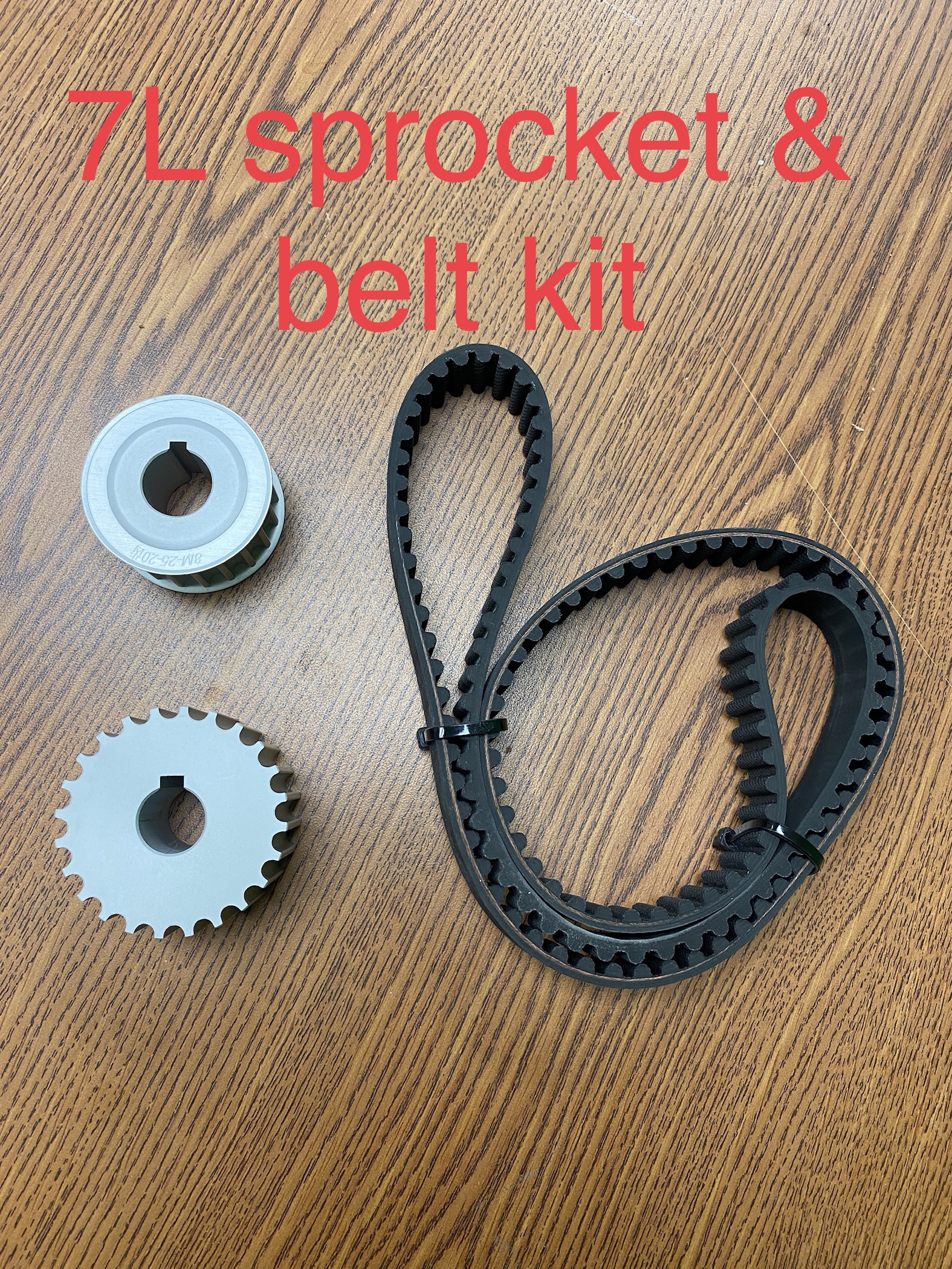 7L FEATHER LIGHT SPROCKET & BELT KIT