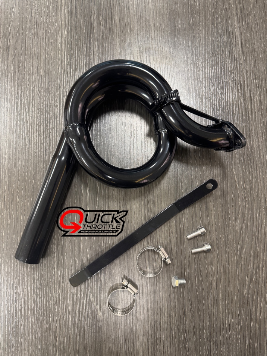 STAINLESS STEEL EXHAUST SYSTEM - GX200/212- 7hp ENGINES