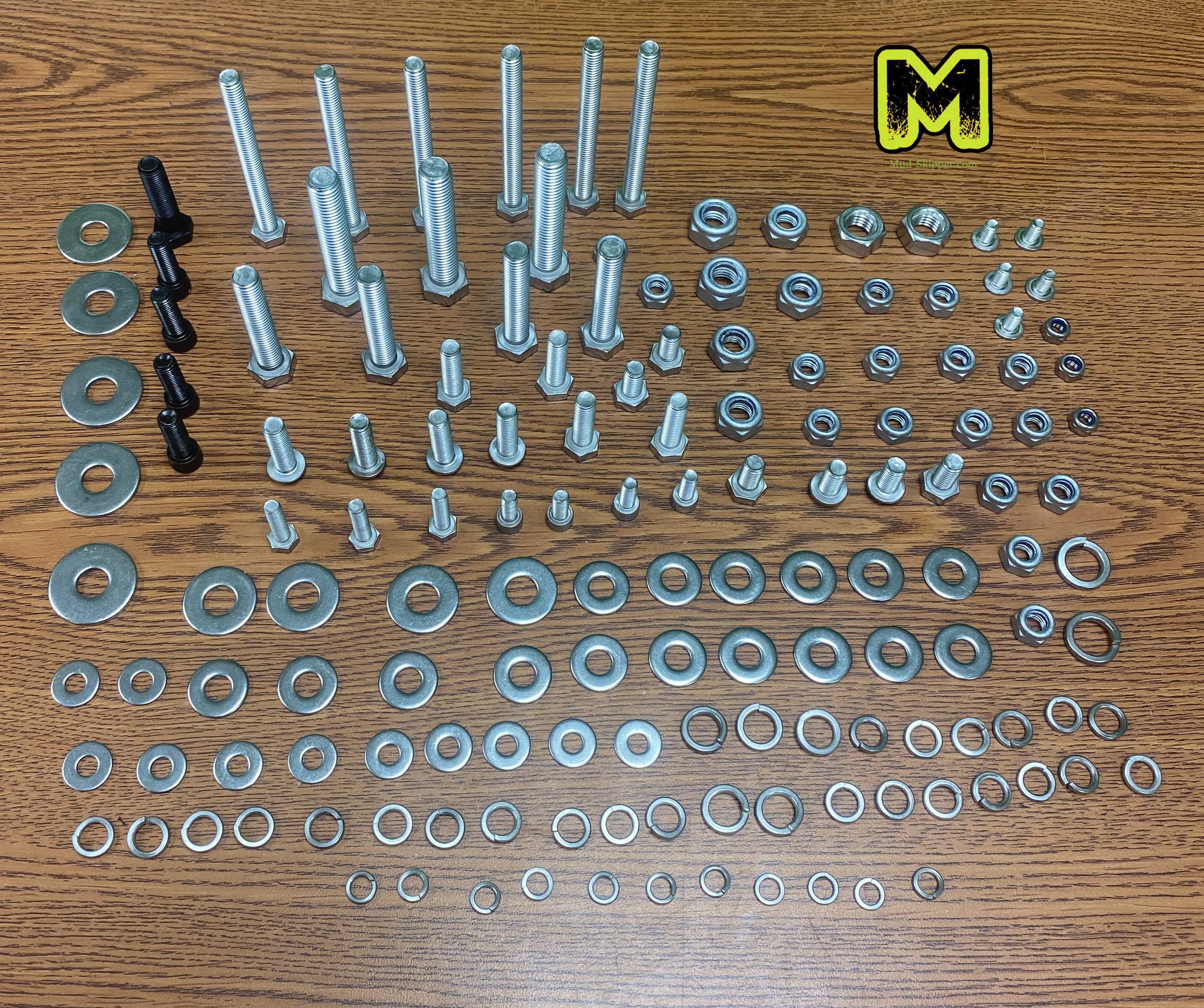 STAINLESS STEEL REPLACEMENT FASTENER PACK FOR 4-7HP FEATHER LITE SURFACE DRIVE