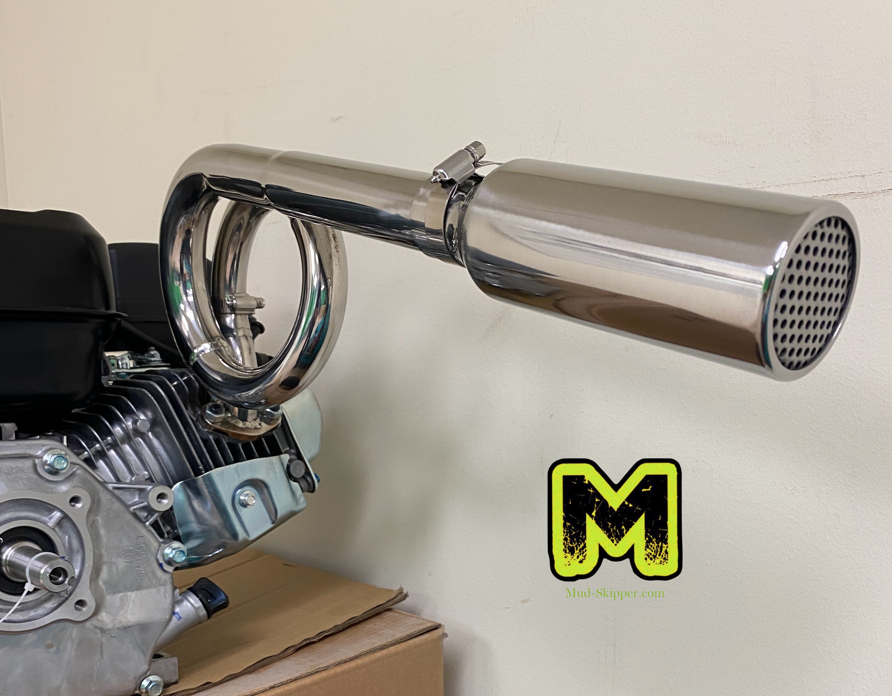 STAINLESS EXHAUST MUFFLER SILENCER