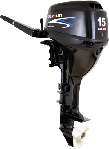 15HP MANUAL + ELECTRIC START - SHORT SHAFT OUTBOARD - Mud-Skipper