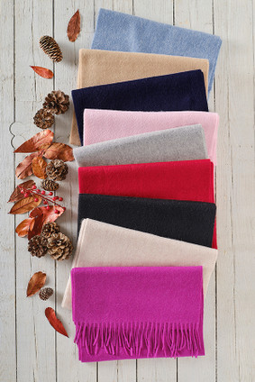 Pure Cashmere Unisex Scarf all colours