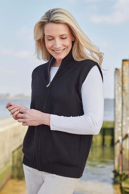 【未使用】ANDREA&Co. YOSEATSUME BUTTON GILET 未使用】ANDREA&Co. YOSEATSUME BUTTON GILET