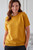 Annie Short Sleeved Pure Cashmere Sweater Tuscan