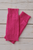 Cashmere Cable Wristwarmers in Raspberry