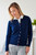 Hattie Multicolour Button Cashmere Cardigan in Galaxy