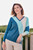 Sonya Contrast V-Neck Cashmere Sweater