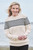 Addison 4 Ply Cashmere Intarsia Crew in Cream & Dark Navy