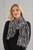 Animal Print Cashmere Pashmina in Zebra