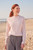 Cashmere 6 Ply Cable Crew Size M