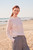 Cashmere 6 Ply Cable Crew Size M