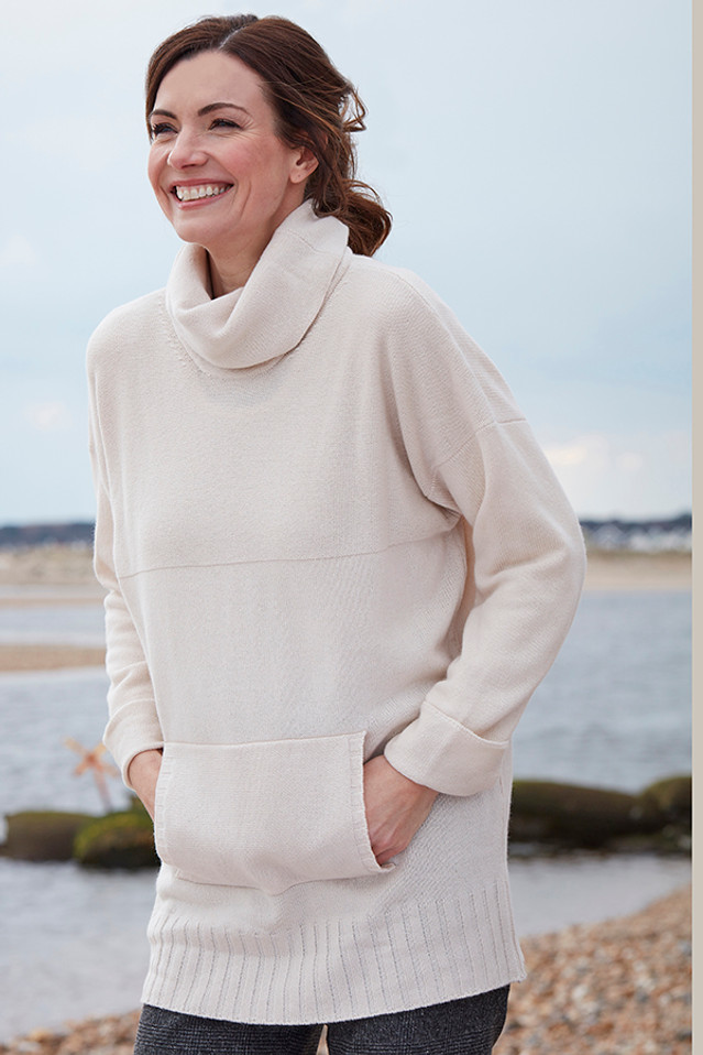 Rena Cashmere Sweater in Cream