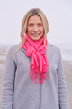 Classic Cashmere Pashmina Stole in Grapefruit