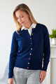 Hattie Multicolour Button Cashmere Cardigan in Galaxy