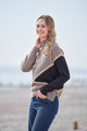 Cashmere 4 Ply Graphic Turtle Neck Size M