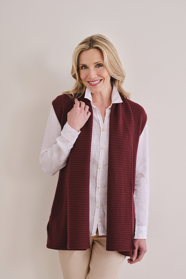 Camilla Quilted Long Gilet main image 0