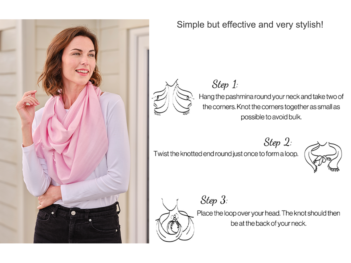 How to Tie Your Pashmina