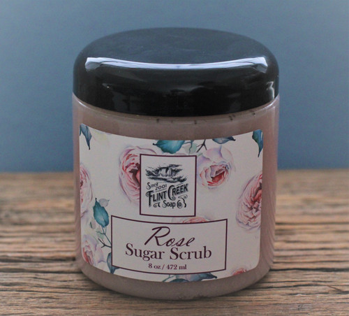 sugar scrub rose