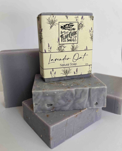 lavender oil oatmeal coconut olive oil bar soap