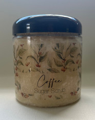 coffee sugar scrub made with real coffee oils