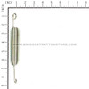 BRIGGS & STRATTON SPRING-EXTN 0.98 ODX 1731311SM - Image 2