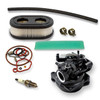594058 Carburetor 593260 Air Filter 491055S Spark Plug Kit Foam Filter 595191 Line Fuel 791766 OEM