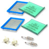 595030 Air Filter 493537S Air Filter Foam 491055S Spark Plug 394358S Fuel Filter Double Kit OEM