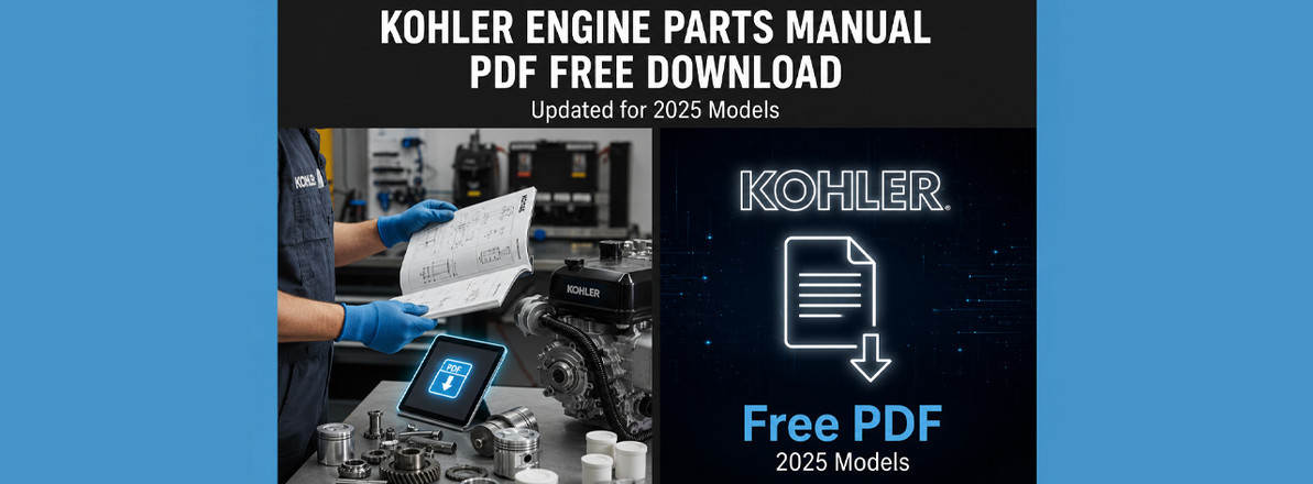 Kohler Engine Parts Manual PDF Free Download (Updated for 2025 Models)