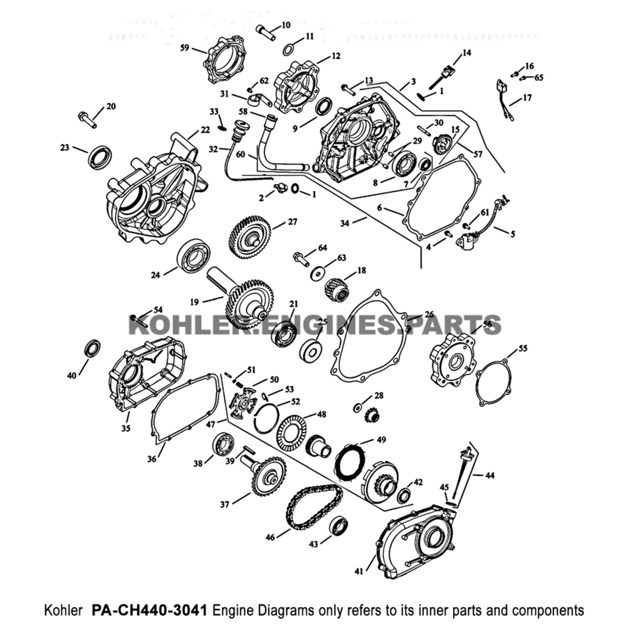 Vergaser Kit Kohler Command Pro CH440