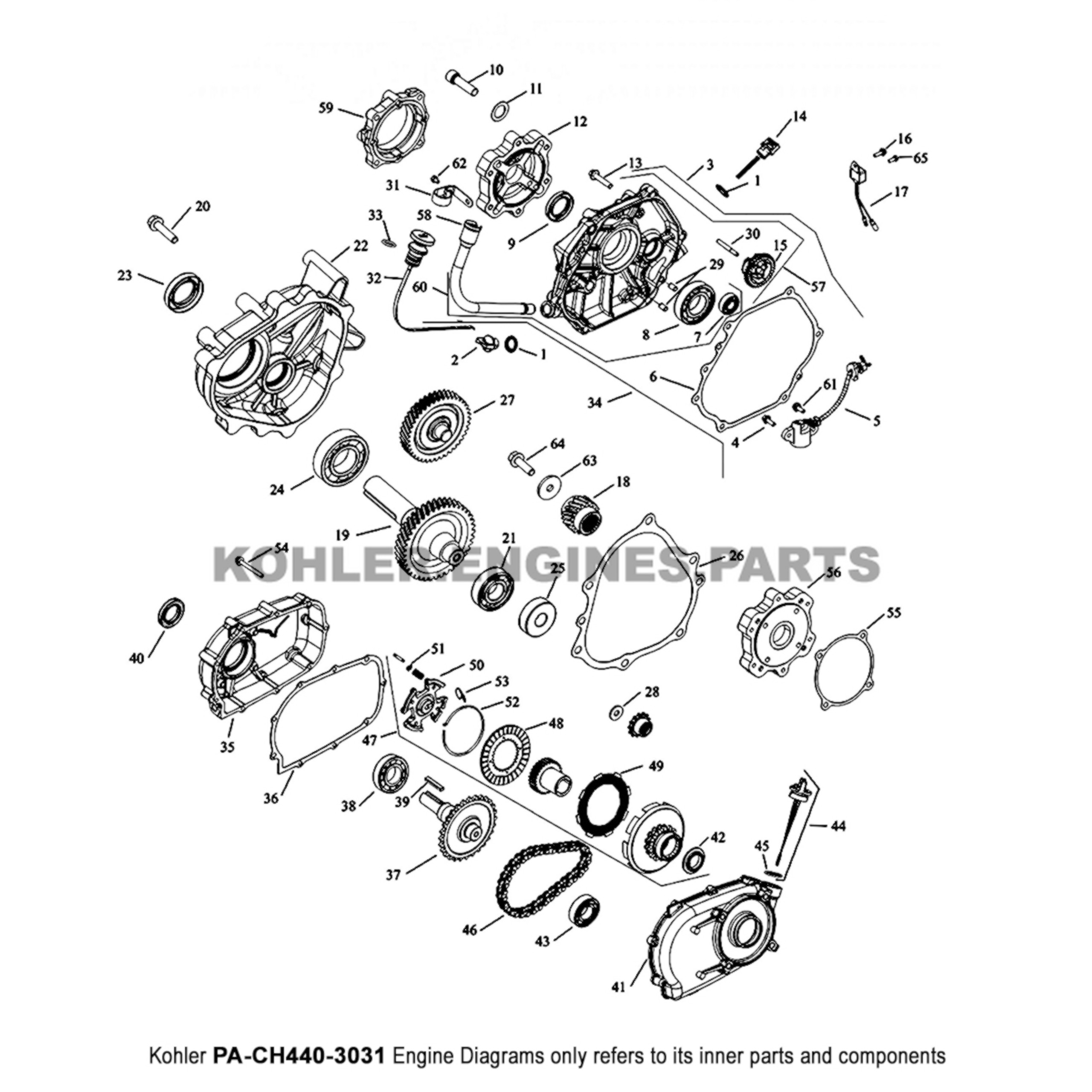 Kohler Command PRO 14 PA-CH440-3031 OEM