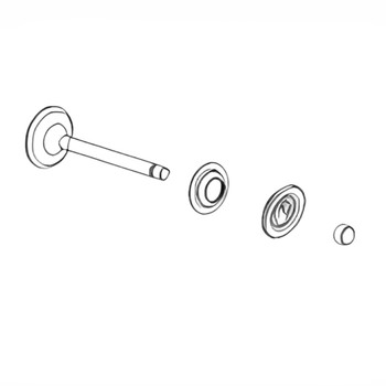 BRIGGS & STRATTON VALVE-EXHAUST 592612 - Image 1