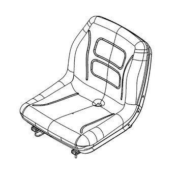 5100909SM Briggs and Stratton Seat OEM