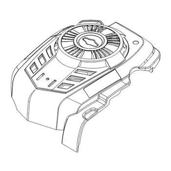 BRIGGS & STRATTON COVER-BLOWER HOUSING 594550 - Image 1