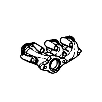 ED0024862420-S - Exhaust Manifold Front Outlet - Kohler Original Part