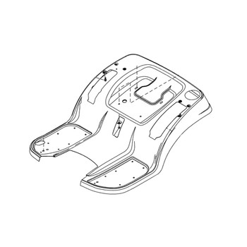 BRIGGS AND STRATTON 885687DYP - DECK SEAT (Briggs OEM part)