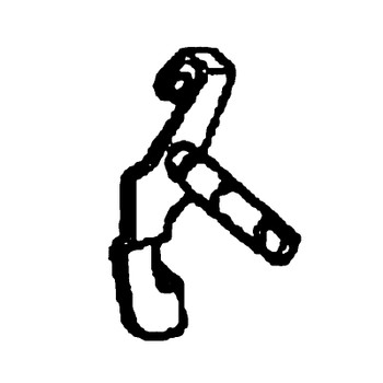 ED0052011010-S - Ext Stop Lever Complete  - Kohler Original Part