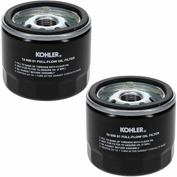 Kohler OEM Oil Filter 12 050 01-S For CH730 Engine (2 Pack)