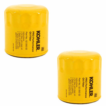 Kohler OEM Oil Filter 52 050 02-S For Command PRO® - 23HP Engine (2 Pack)