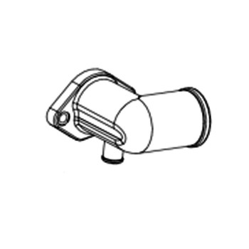 17 054 09-S - Elbow; Air Inlet - Kohler Original Part 17 054 09-S - Elbow; Air Inlet - Kohler Original Part