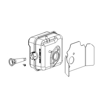 14 068 33-S - Kit; Muffler With Spark Arrester - Kohler Original Part 14 068 33-S - Kit; Muffler With Spark Arrester - Kohler Original Part