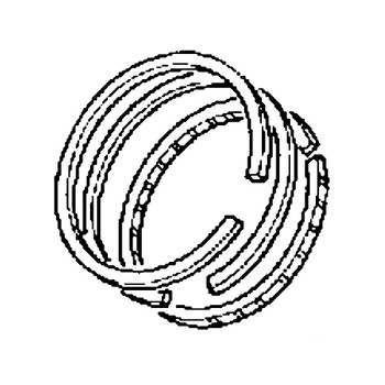 13013-ZJ1-841 - Piston Ring Set (0.75) - Honda Original Part 13013-ZJ1-841 - Piston Ring Set (0.75) - Honda Original Part