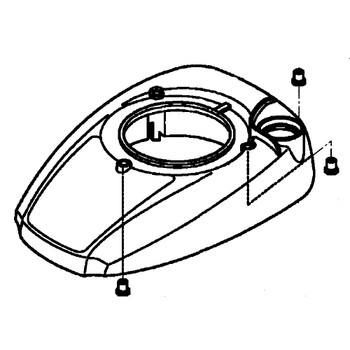 19610-Z0L-861ZE - Fan Cover T98 - Honda Original Part