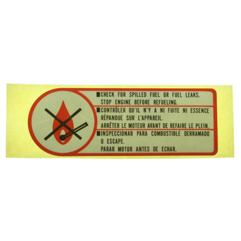 87522-883-660 - Mark Caution - Honda Original Part - Image 1