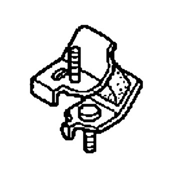 68328-Z03-000 - Rubber L. Rear - Honda Original Part