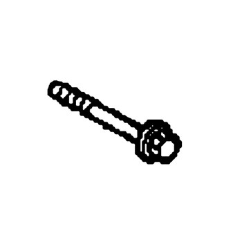 95701-12070-00 - Bolt Flange (12X70) - Honda Original Part