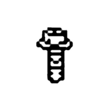 95701-12025-00 - Bolt Flange (12X25) - Honda Original Part